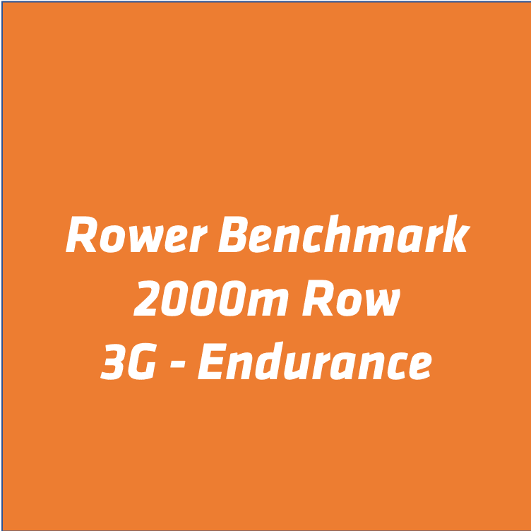 thursday 11 7 19 3g endurance 2000m row benchmark